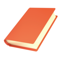 3d rood schattig leeg kladblok boek schrijfbehoeften voor school- geïsoleerd transparant png. gemakkelijk geven illustratie. ontwerp element voor affiches, spandoeken, kalender png