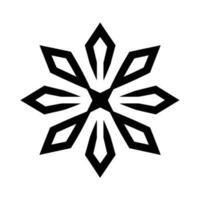 Beautiful Christmas Snowflake vector