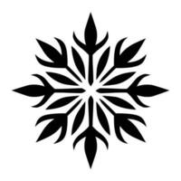 Merry Christmas Snowflake vector