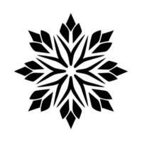 Merry Christmas Snowflake vector