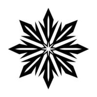 Merry Christmas Snowflake vector