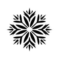 Merry Christmas Snowflake vector