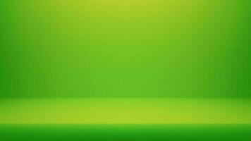 Natural green gradient abstract background. Simple and modern studio background. vector
