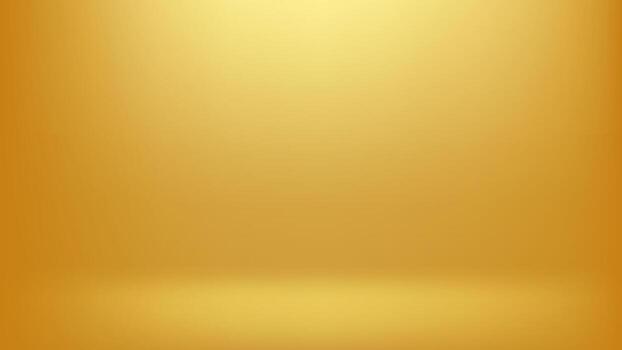 Golden gradient abstract background. simple studio empty background vector