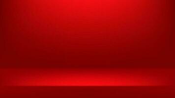 Red gradient abstract background. Simple and modern studio background. vector