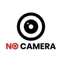 Prohibition No Photo Sign, No Photographing Prohibition Sign Symbol, No Video, No photography Icon, Do Not Take Photo Sign, Camera Icon With Red Circle, Prohibited Logo Pictogram, Vector Illustration