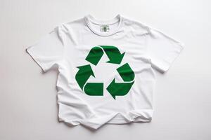 The recycle tshirt. photo