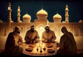 Ramadan Festive Celebrations. Ramazan Holy Prayers. . photo