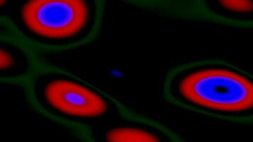 psyko Färg moln blandning lutning bakgrund. 2d dator tolkning rörelse grafisk video