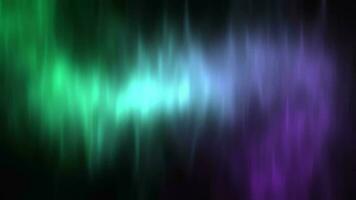 Soft green and purple aurora animation background. 2D pattern effect video