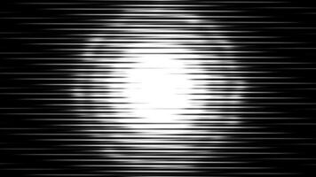 Monochrome interference circle background. 2D computer rendering video