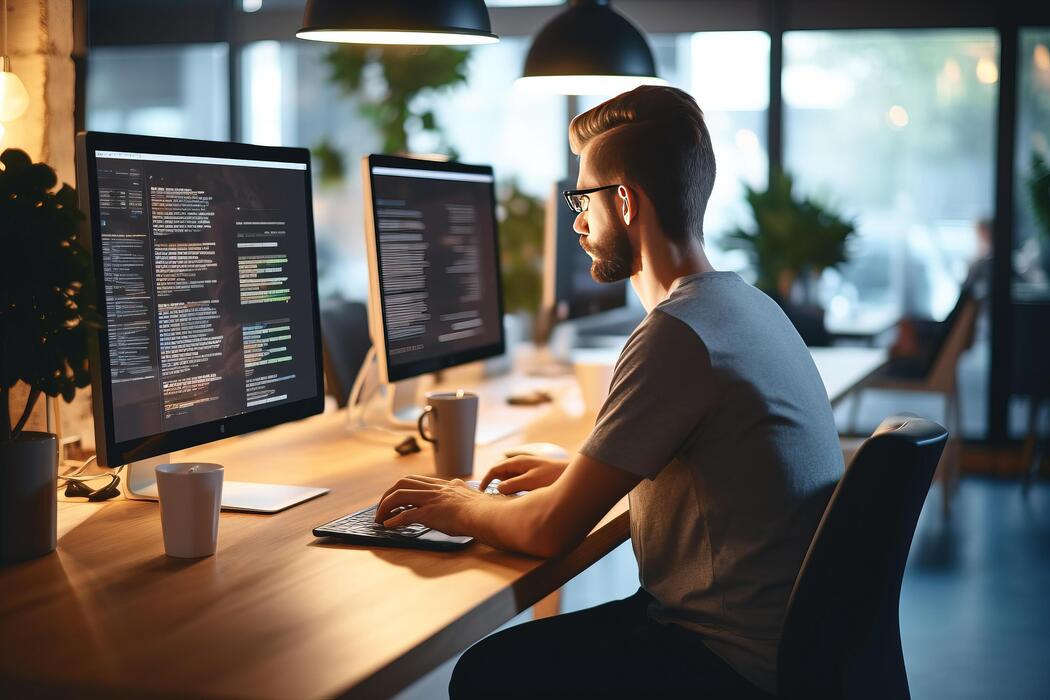 Male Programmer Stock Photos, Images and Backgrounds for Free Download