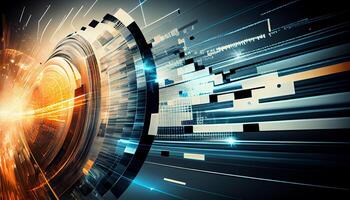 Abstract Business Technology Background. . photo