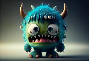 Cartoon monster kawaii . . photo