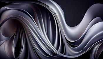 Elegant Silk Wave Background. . photo