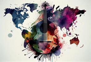 image to depict International Music Day or World Music Day. . photo