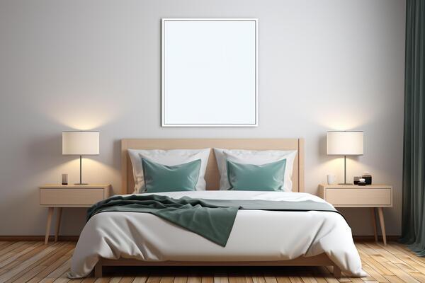 Mockup Bedroom Stock Photos Images and Backgrounds for Free Download