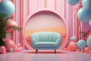 Marvelous Landing for creative designer background. photo