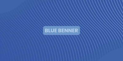 Abstract blue color benner. Dynamic shapes composition. Vector illustration