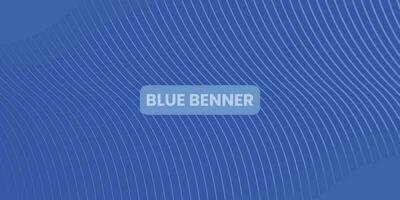 Abstract blue color benner. Dynamic shapes composition. Vector illustration