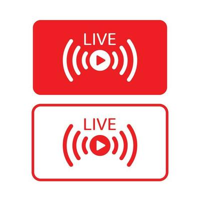 Live Streaming Icon Vector Art, Icons, and Graphics for Free Download