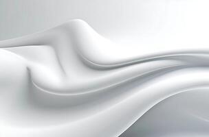 Abstract white grey liquid Wave Background photo