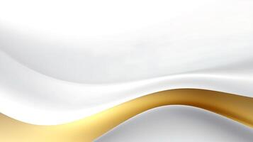 Abstract white luxury liquid Wave Background. photo