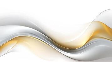 Abstract white luxury liquid Wave Background. photo