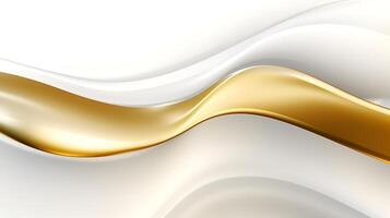 Abstract white luxury liquid Wave Background. photo