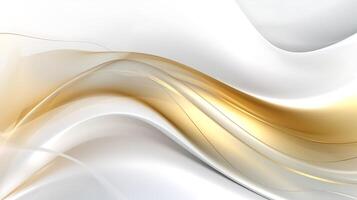 Abstract white luxury liquid Wave Background. photo