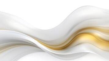 Abstract white luxury liquid Wave Background. photo