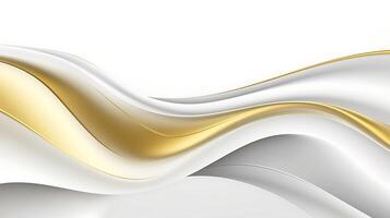 Abstract white luxury liquid Wave Background. photo