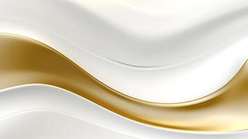 Abstract white luxury liquid Wave Background. photo