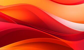 Abstract red orange liquid Wave Background photo