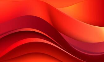 Abstract red orange liquid Wave Background photo