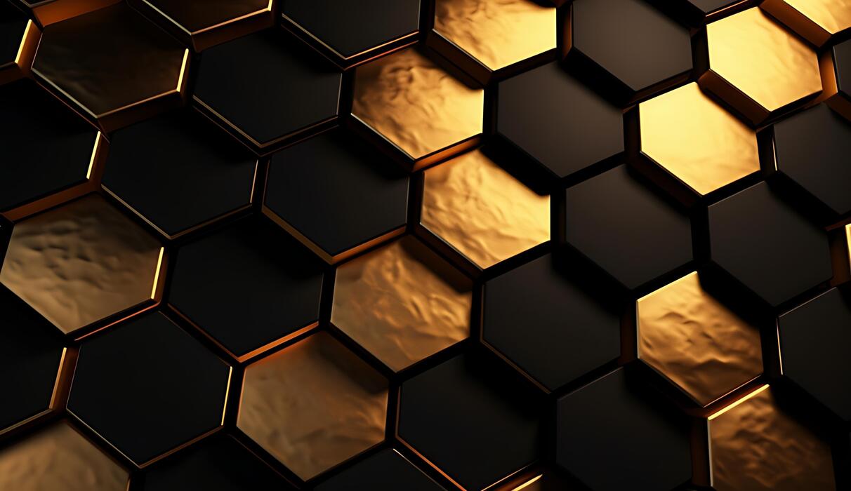 Gold Hexagon Background Stock Photos, Images and Backgrounds for Free