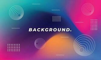Colorful fluid blurred gradient mesh background template copy space. Dynamic colour gradation backdrop for poster, banner, leaflet, pamphlet, magazine, cover, or landing page. vector