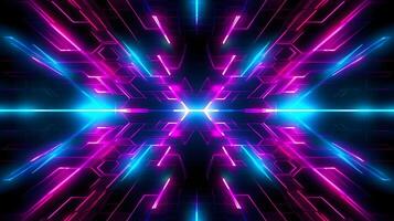 Modern abstract symmetrical background wallpaper. photo