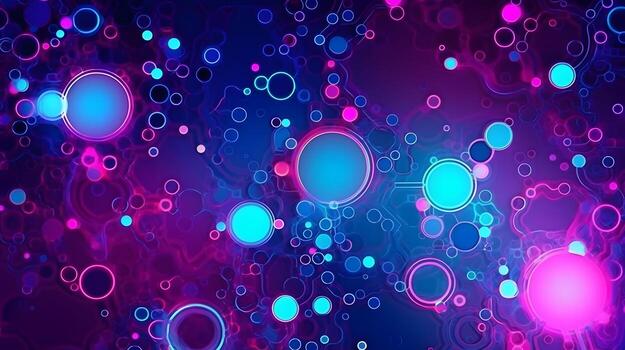 Modern abstract circles background wallpaper. photo