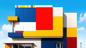 Colorful Buildings blocks , photo