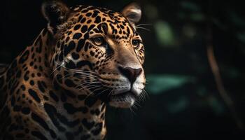 majestuoso grande gato curioso en el desierto generado por ai foto