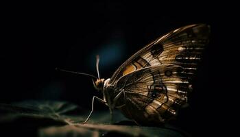 vibrante mariposa ala vitrinas natural belleza al aire libre generado por ai foto