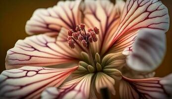 naturaleza belleza elegante ramo de flores de fragilidad y crecimiento generado por ai foto