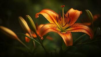 Vibrant petals showcase natural beauty in close up summer blossoms generated by AI photo