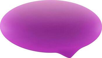 Set of empty colored  text bubbles in various shapes.3d speech bubble dialogue balloon.Thought clouds of different shape. vector
