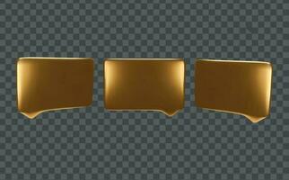 Set of empty colored  text bubbles in various shapes.3d speech bubble dialogue balloon.Thought clouds of different shape. vector