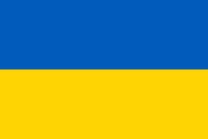 Ukraine flag. UA national banner. Ukraine patriotism symbol. State banner of capital of Kiev . Nation independence UKR. photo