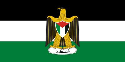 Flag of State of Palestine. The official colors and proportions are correct. National flag of State of Palestine. State of Palestine flag illustration. photo