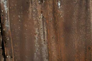rusty sheet metal textured background photo