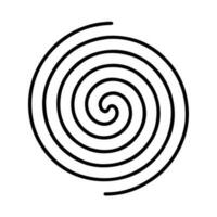 flat hypnotist circle icon vector